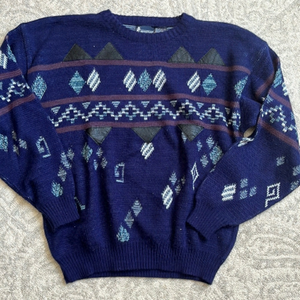 Mens Vintage Knit Sweater Size XL